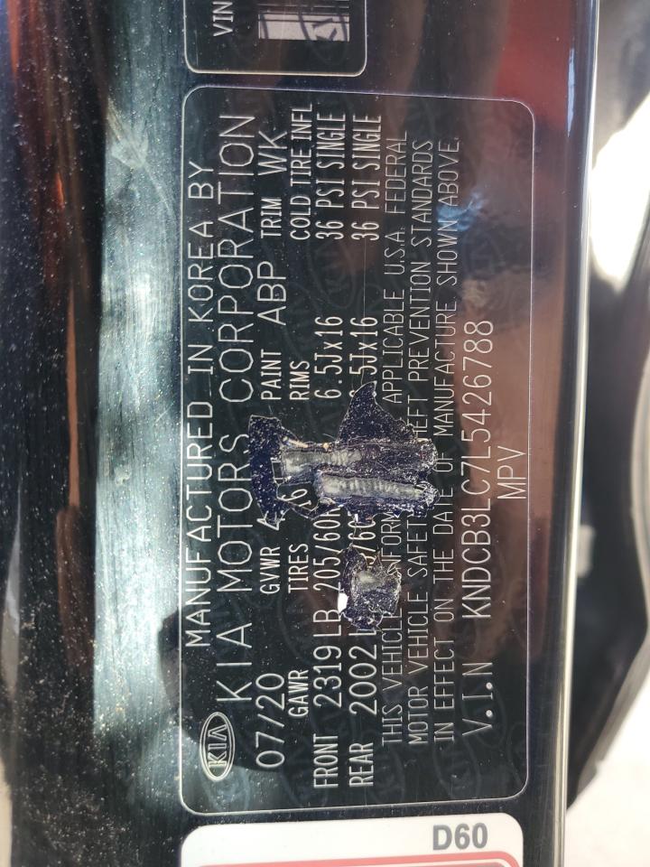 2020 KIA Niro VIN KNDCB3LC7L5426788 Copart auction photo, front end damage thumbnail 12