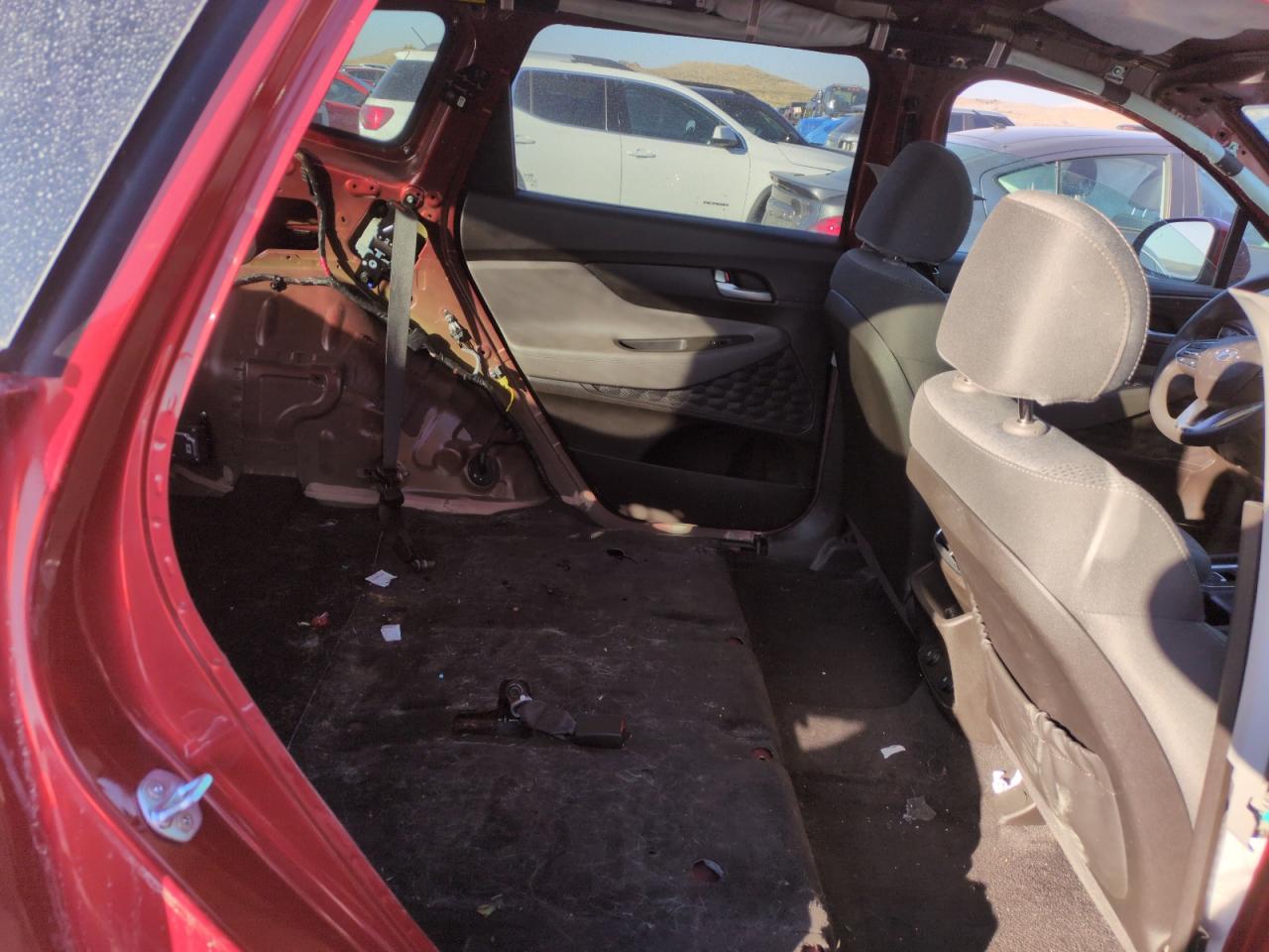 2019 Hyundai Santa Fe VIN 5NMS2CADXKH059615 Copart auction photo, rear end damage thumbnail 10