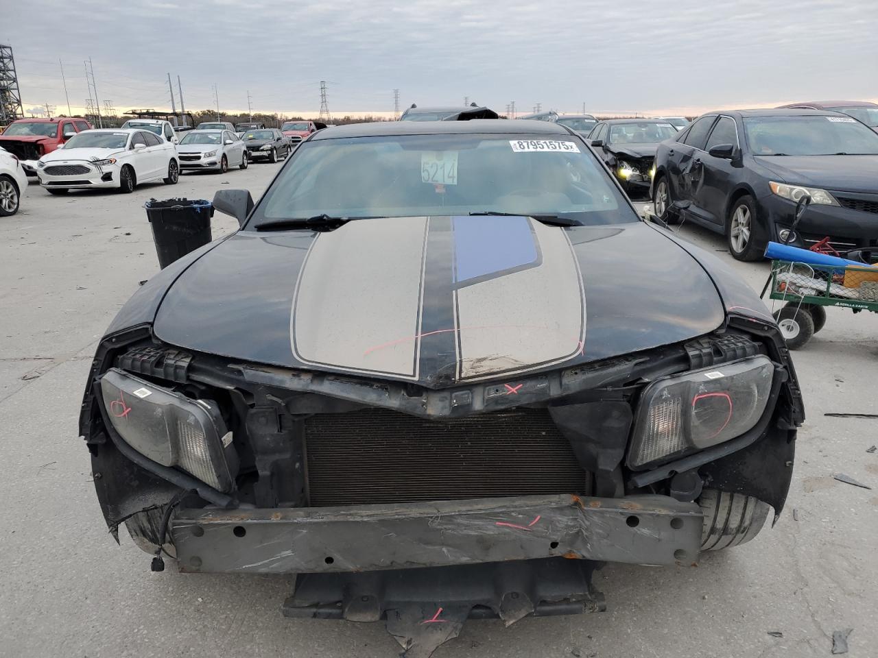 2013 Chevrolet Camaro VIN 2G1FC1E33D9165992 Copart auction photo, front end damage thumbnail 5