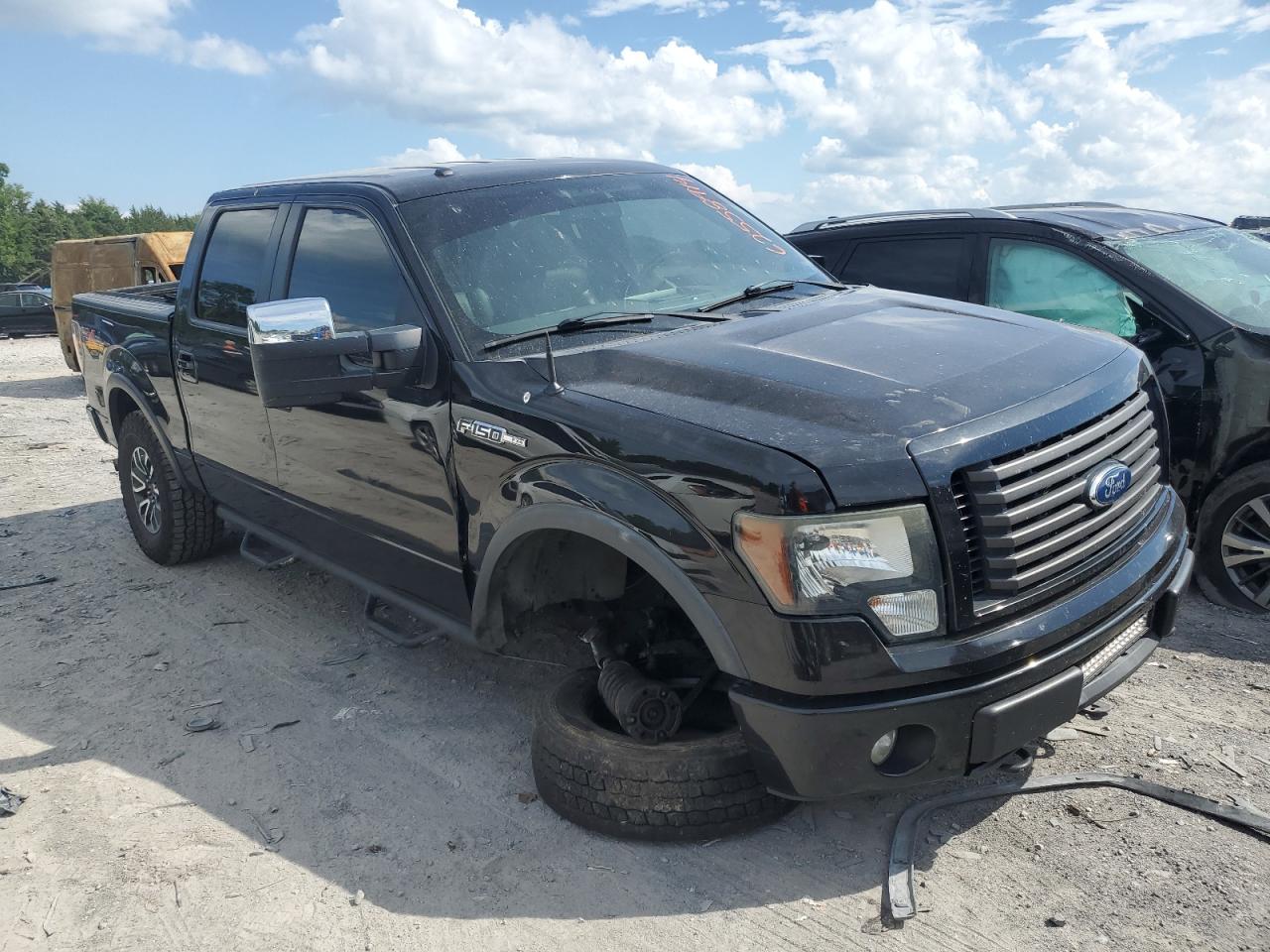 2011 Ford F-150 VIN 1FTFW1EF6BFB38976 Copart auction photo, undercarriage / side damage thumbnail 4