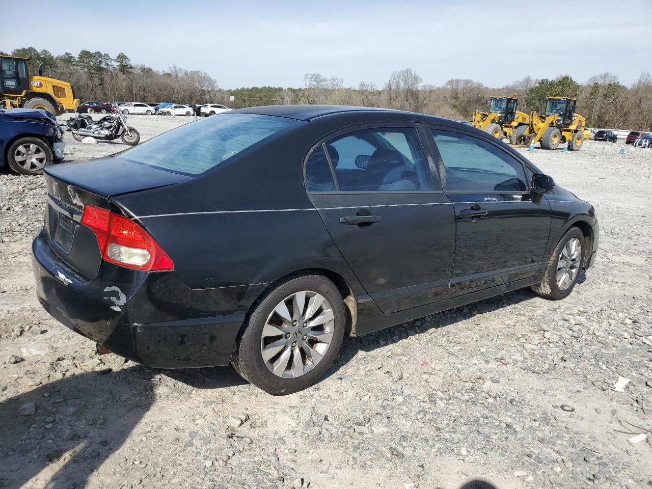 2009 Honda Civic VIN 2HGFA16899H508987 Copart auction photo, rear end / side damage thumbnail 3