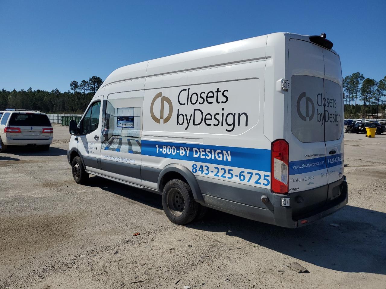 2018 Ford Transit VIN 1FTBF4XG6JKA41093 Copart auction photo, front end / side damage thumbnail 2