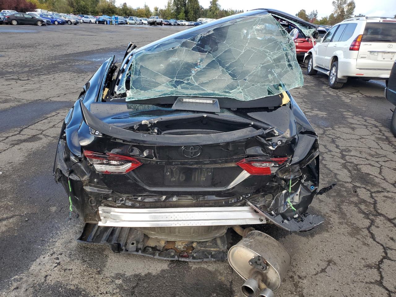 2021 Toyota Camry VIN 4T1G11AK3MU438104 Copart auction photo, all over damage thumbnail 6