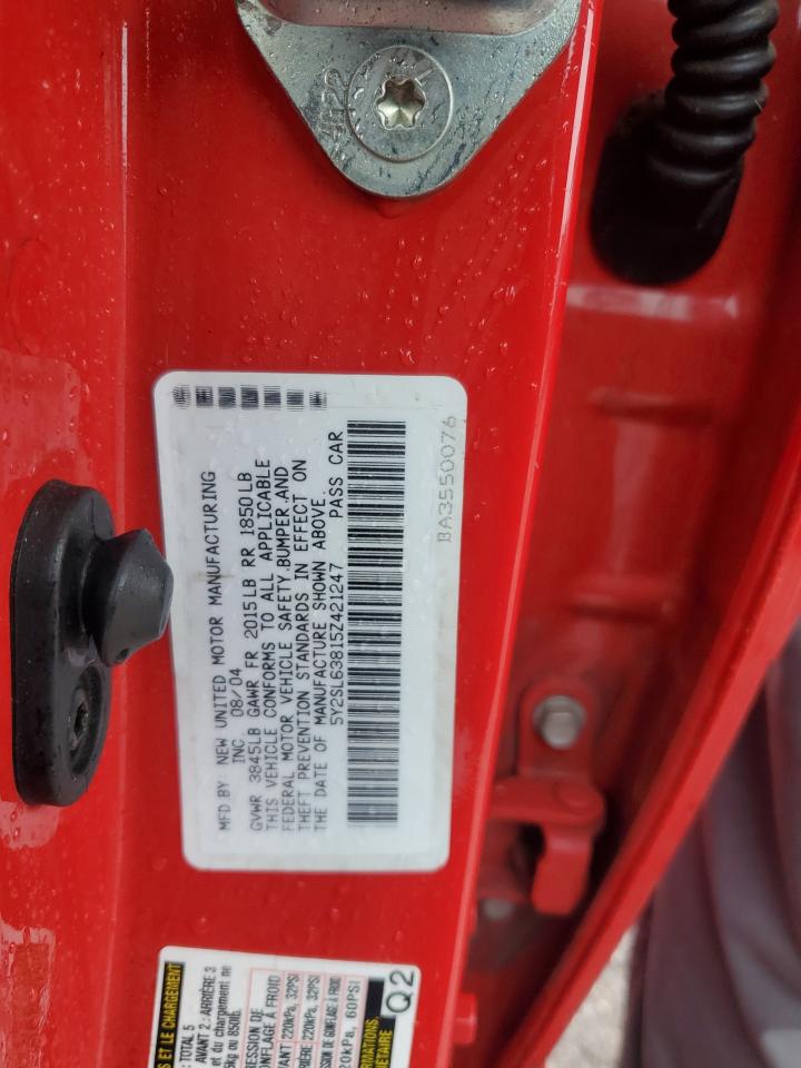 2005 Pontiac Vibe VIN 5Y2SL63815Z421247 Copart auction photo, front end damage thumbnail 12
