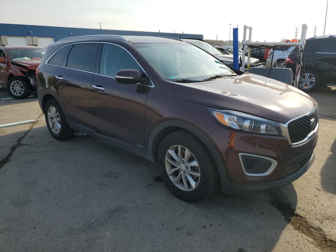 2017 KIA Sorento VIN 5XYPGDA33HG247187 Copart auction photo, side damage thumbnail 4