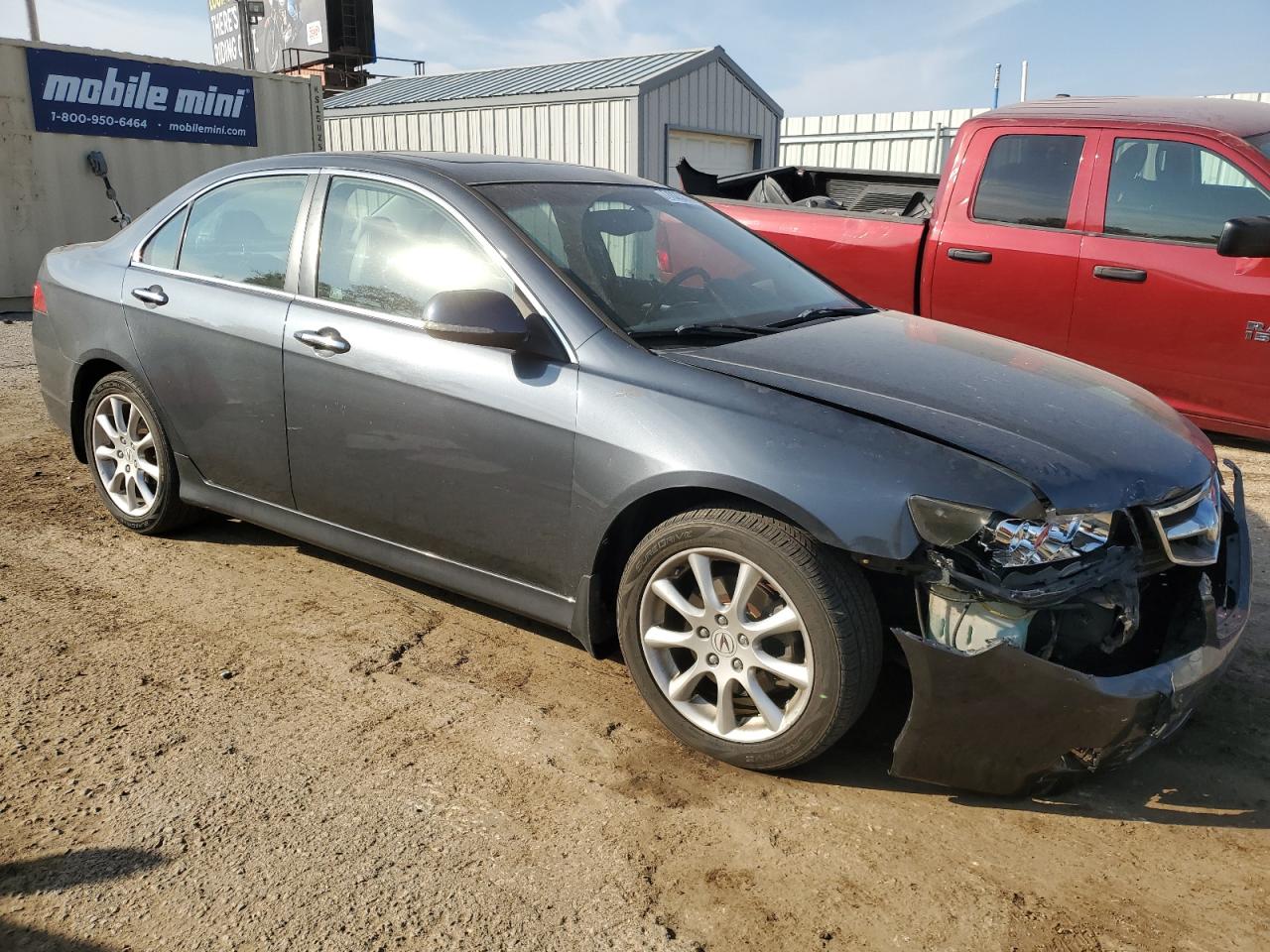 2006 Acura TSX VIN JH4CL96886C020475 Copart auction photo, front end / hail damage thumbnail 4