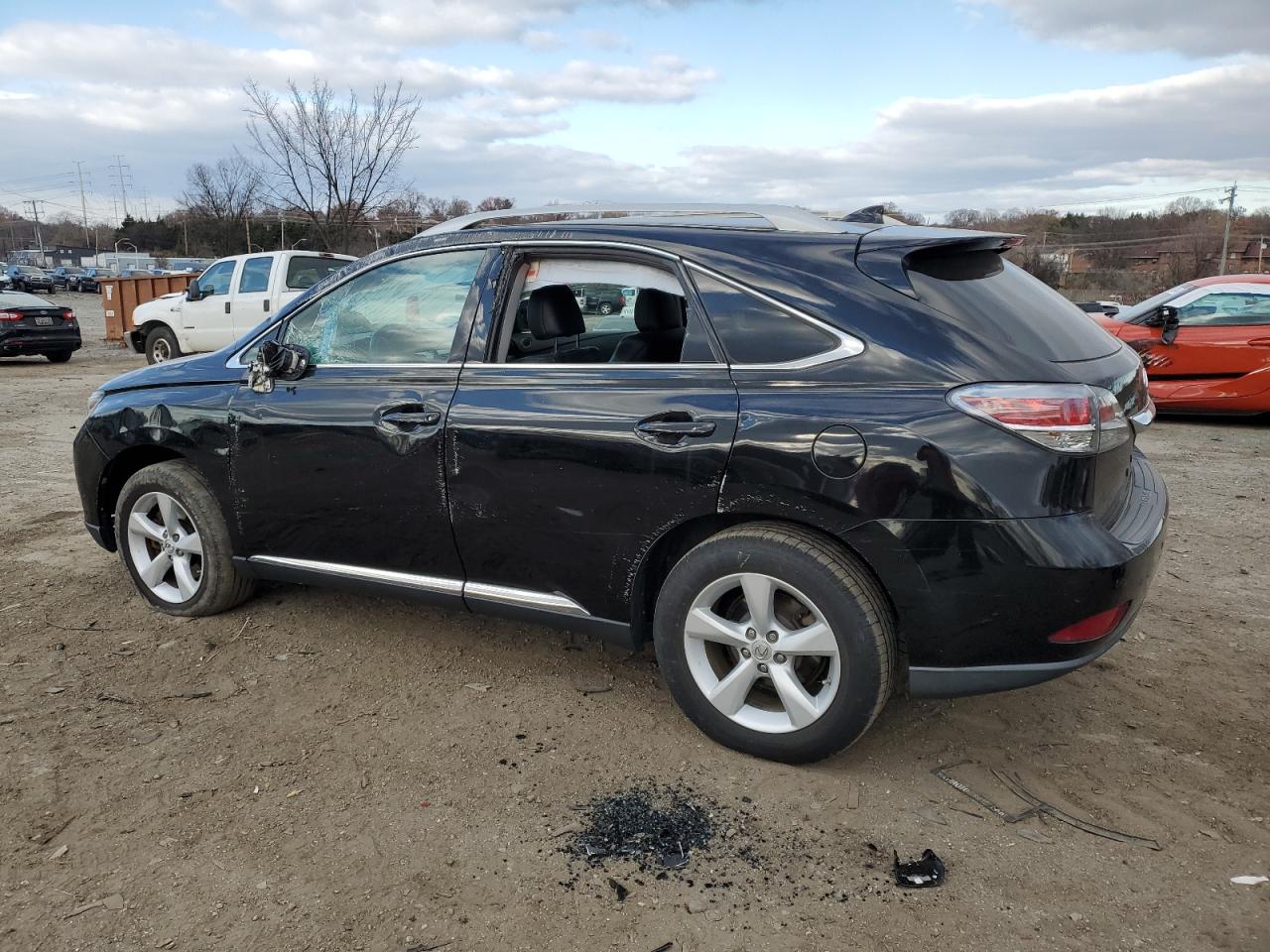 2014 Lexus RX VIN 2T2BK1BA5EC238692 Copart auction photo, side / front end damage thumbnail 2