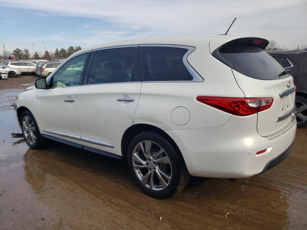 2013 Infiniti JX VIN 5N1AL0MM8DC318778 Copart auction photo, front end damage thumbnail 2
