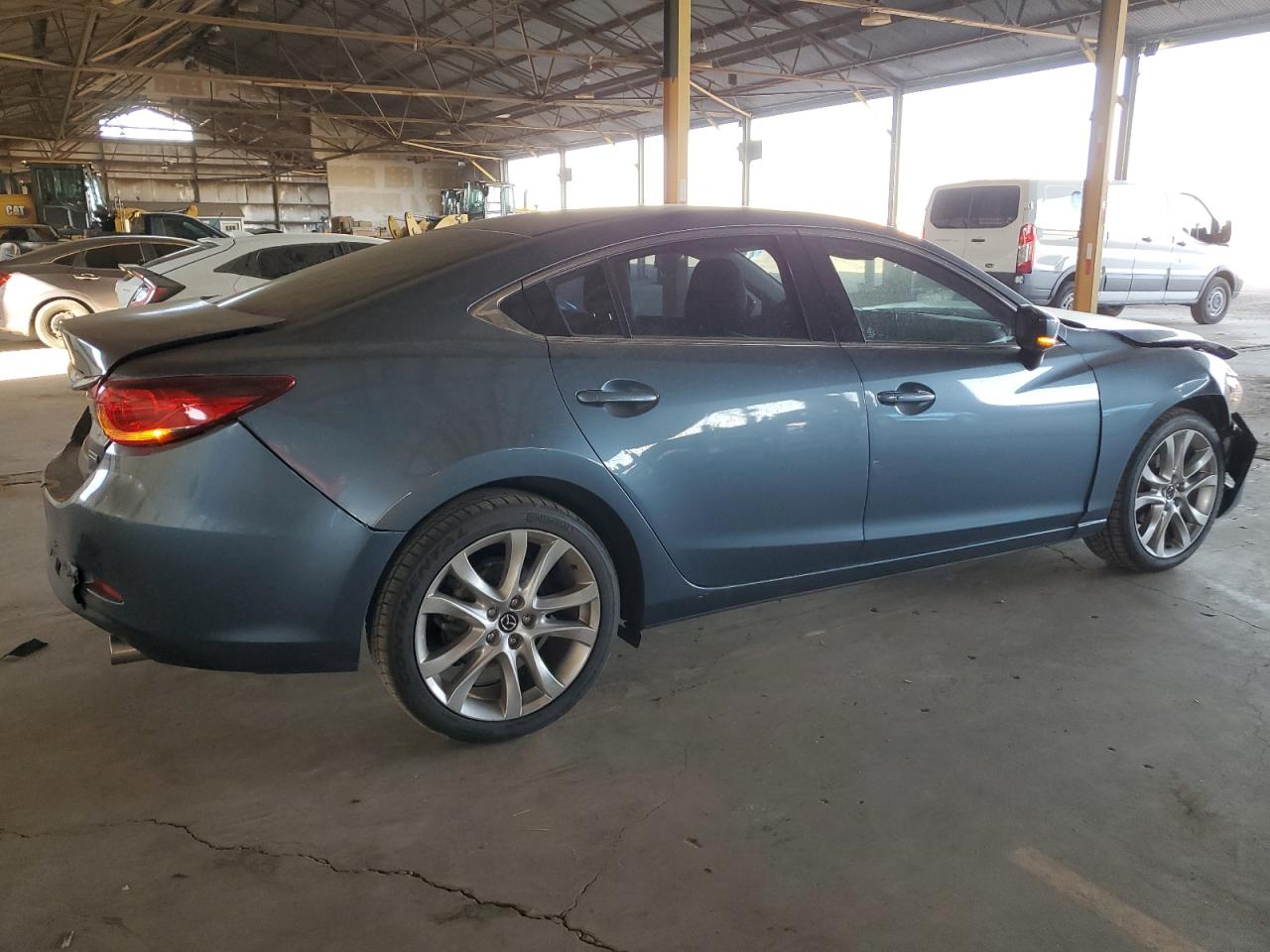 2017 Mazda 6 VIN JM1GL1V54H1137481 Copart auction photo, front end damage thumbnail 3
