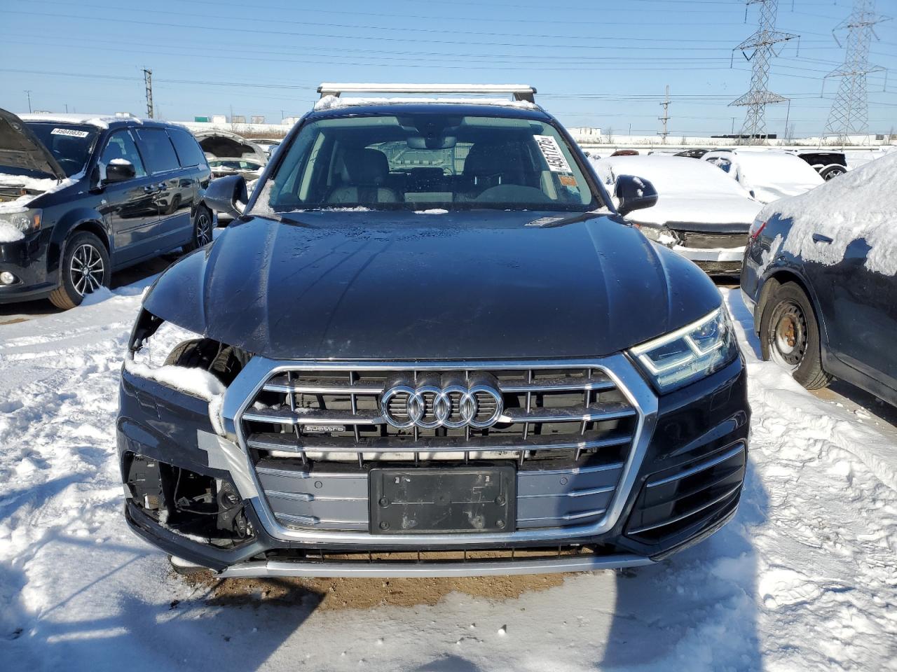 2019 Audi Q5 VIN WA1BNAFY4K2129065 Copart auction photo, front end / minor dent/scratches damage thumbnail 5