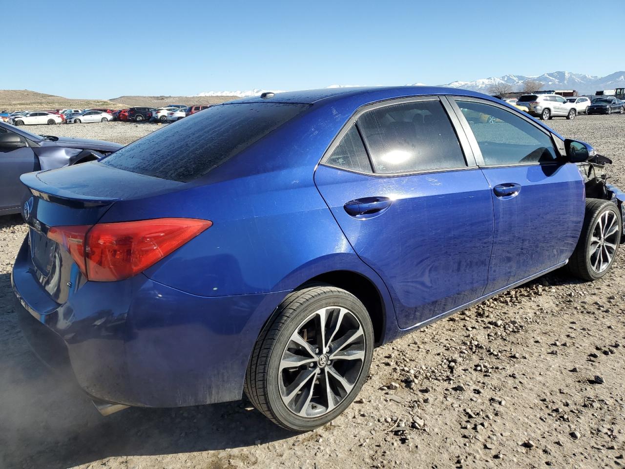 2018 Toyota Corolla VIN 2T1BURHE7JC100637 Copart auction photo, front end damage thumbnail 3