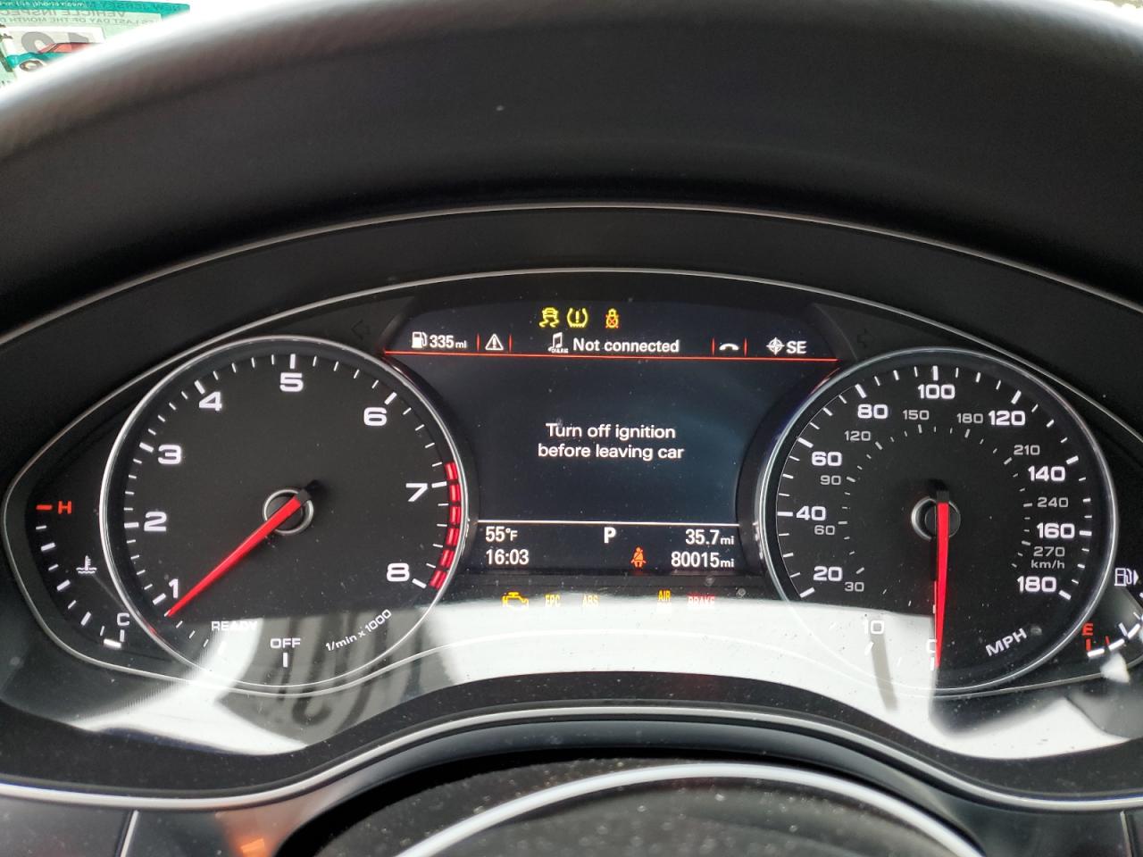 2018 Audi A6 VIN WAUF8AFCXJN085022 Copart auction photo, front end / side damage thumbnail 9