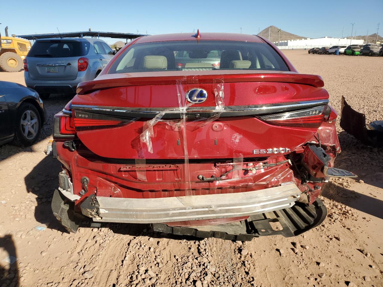 2021 Lexus ES VIN 58ADA1C10MU001600 Copart auction photo, rear end damage thumbnail 6