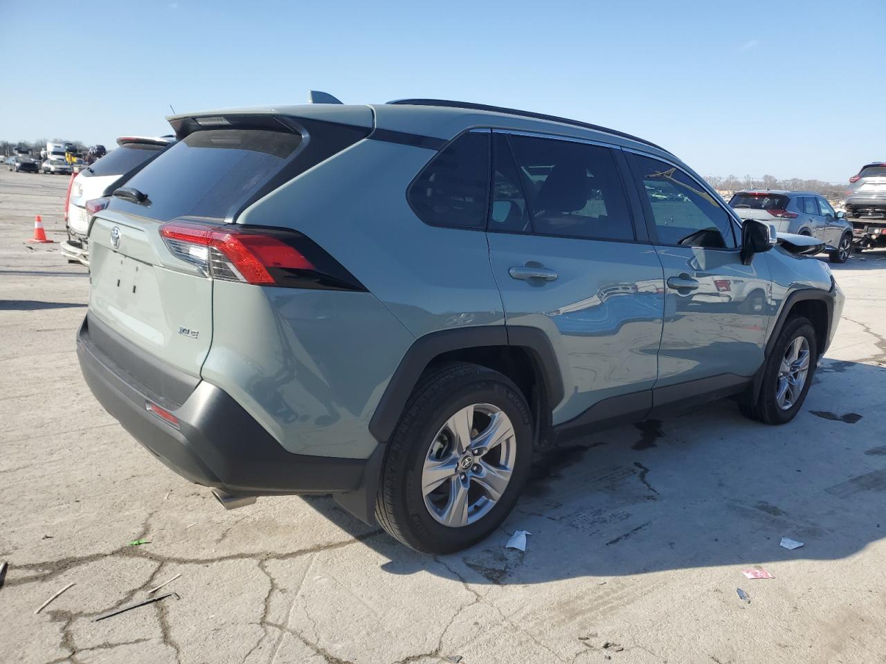 2023 Toyota RAV 4 VIN 2T3W1RFV9PW242709 Copart auction photo, biohazard/chemical / front end damage thumbnail 3