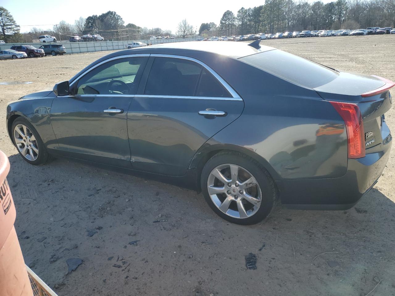 2014 Cadillac ATS VIN 1G6AA5RA1E0192050 Copart auction photo, rear end / side damage thumbnail 2