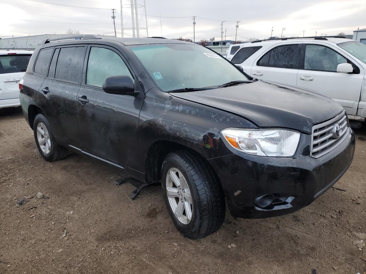 2010 Toyota Highlander VIN 5TDZA3EH1AS005565 Copart auction photo, side damage thumbnail 4