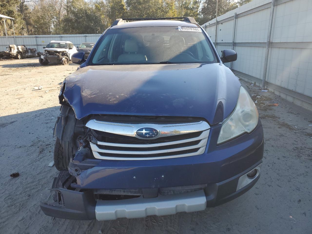 2011 Subaru Outback VIN 4S4BREJC6B2419719 Copart auction photo, front end damage thumbnail 5