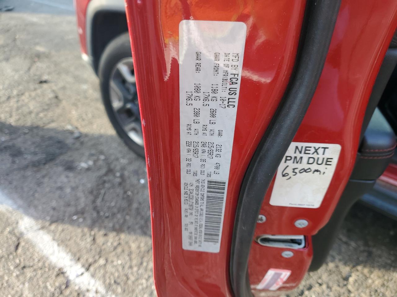 2018 Jeep Compass VIN 3C4NJDDB1JT198730 Copart auction photo, side / minor dent/scratches damage thumbnail 13