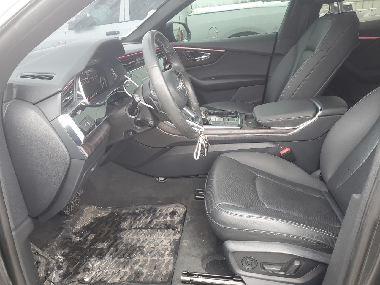 2021 Audi Q8 VIN WA1EVAF16MD006648 Copart auction photo, rear end / mechanical damage thumbnail 7