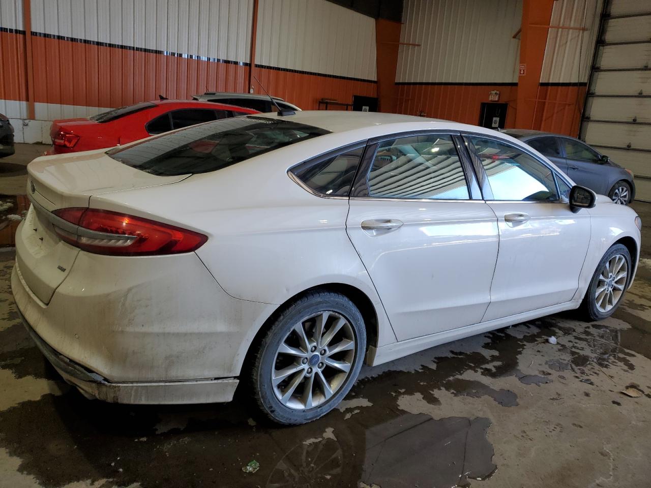 2017 Ford Fusion VIN 3FA6P0H72HR134825 Copart auction photo, front end / rear end damage thumbnail 3