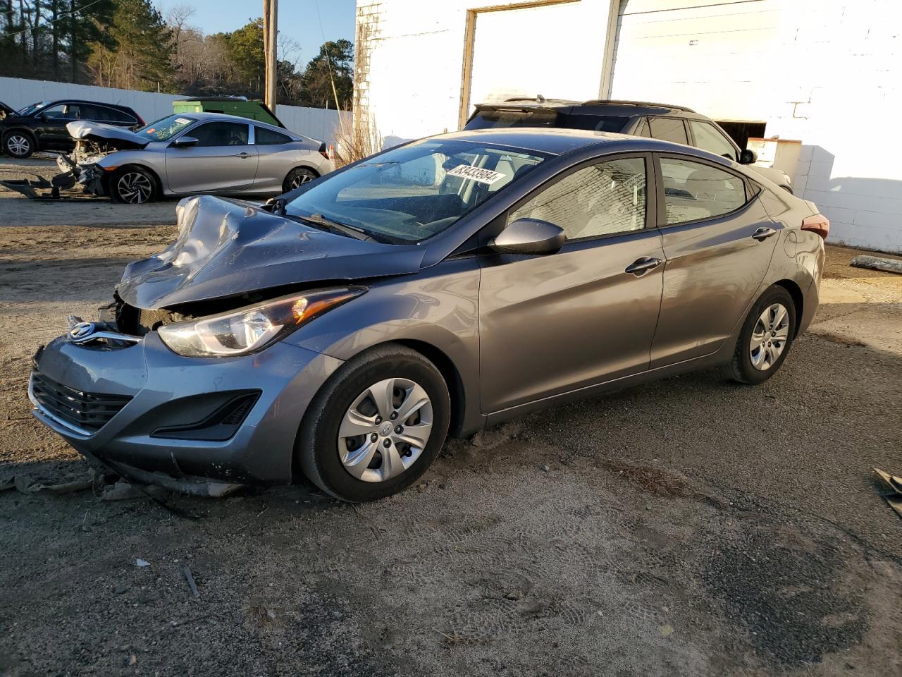 2016 Hyundai Elantra VIN KMHDH4AE5GU643826