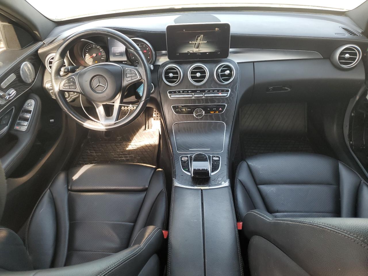 2016 Mercedes-Benz C-klasse VIN 55SWF4KB8GU153475 Copart auction photo, vandalism / all over damage thumbnail 8