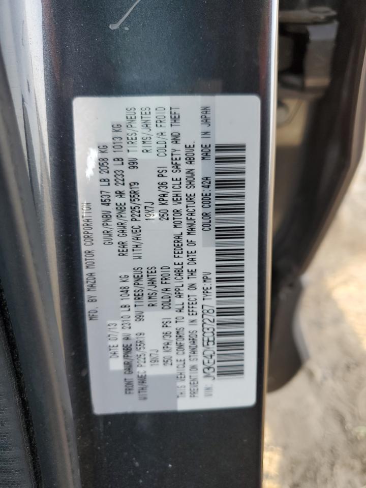 2014 Mazda CX-5 VIN JM3KE4DY5E0372787 Copart auction photo, rear end / undercarriage damage thumbnail 13