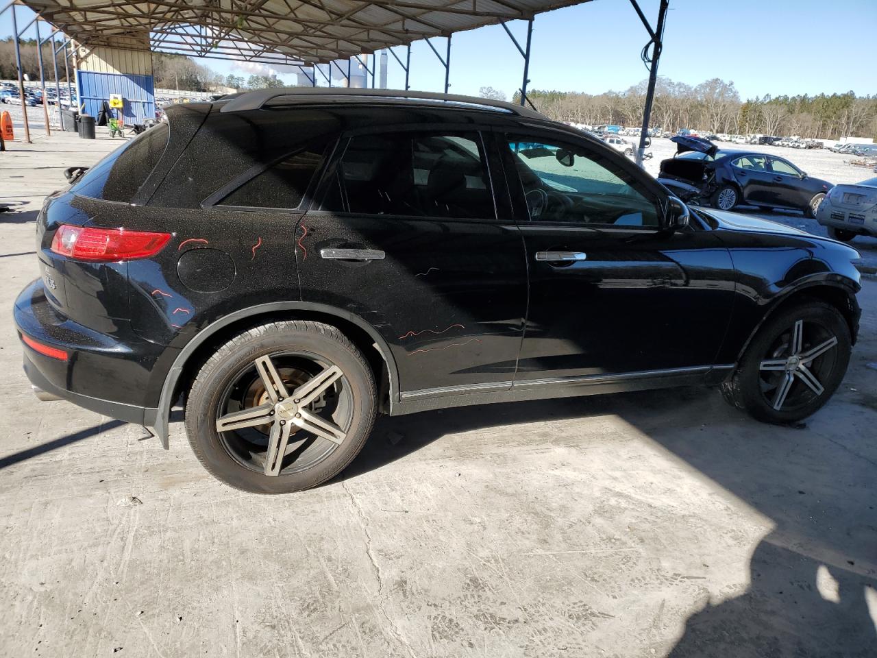 2004 Infiniti FX VIN JNRAS08U14X108811 Copart auction photo, front end damage thumbnail 3