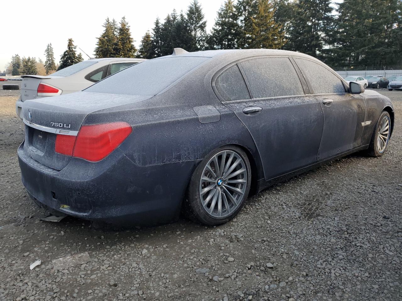 2009 BMW 7er VIN WBAKB83539CY57625 Copart auction photo, mechanical / front end damage thumbnail 3