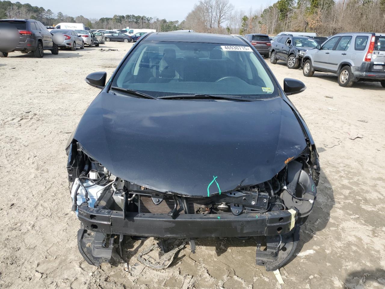 2016 Toyota Corolla VIN 2T1BURHE0GC596440 Copart auction photo, front end damage thumbnail 5
