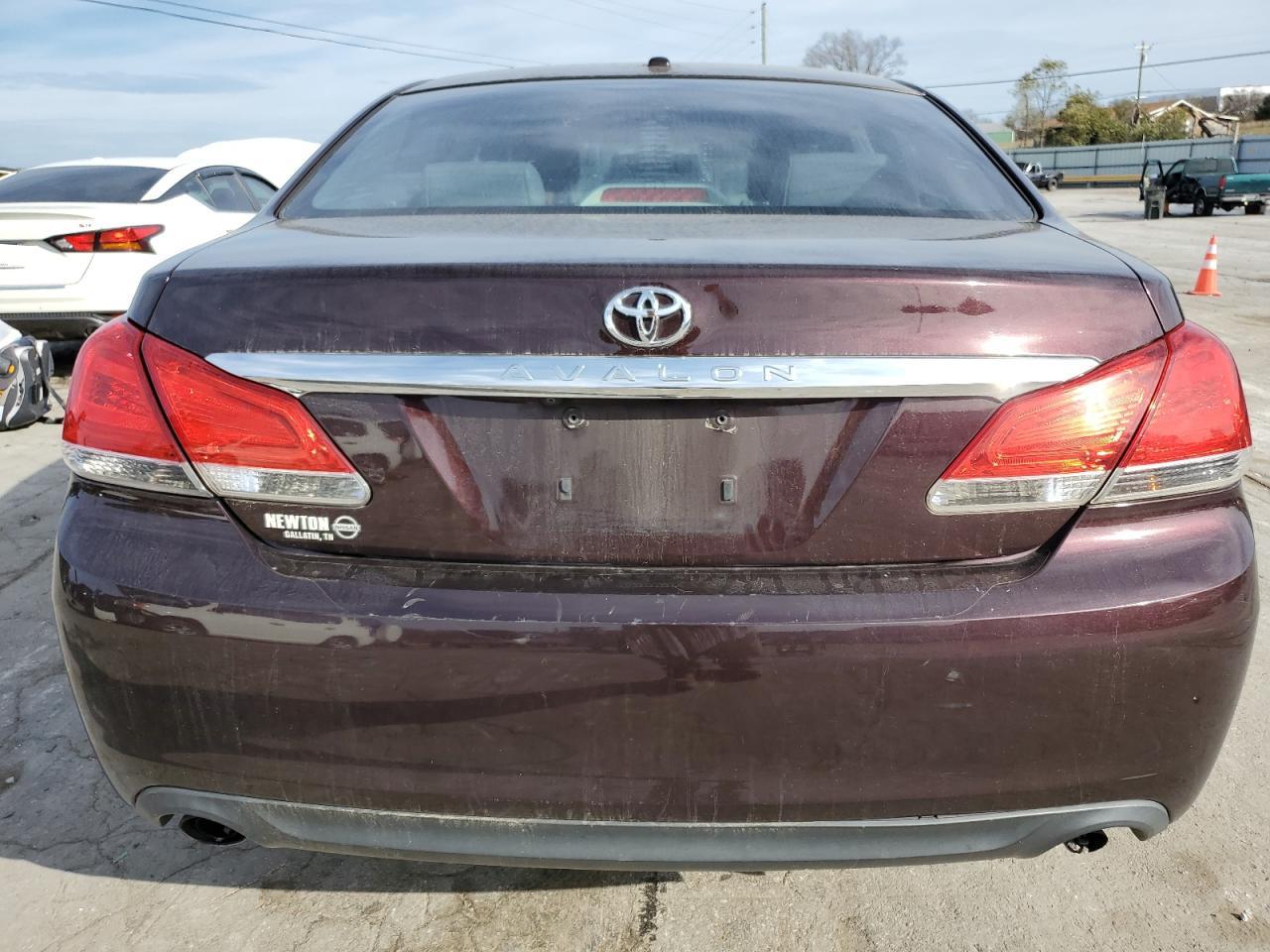 2011 Toyota Avalon VIN 4T1BK3DB7BU417395 Copart auction photo, front end damage thumbnail 6