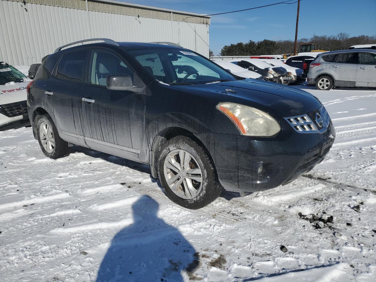 2013 Nissan Rogue VIN JN8AS5MV8DW627375 Copart auction photo, side damage thumbnail 4