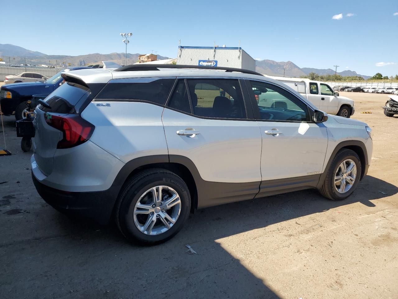 2021 GMC Terrain VIN 3GKALMEV2ML380804 Copart auction photo, hail damage thumbnail 3