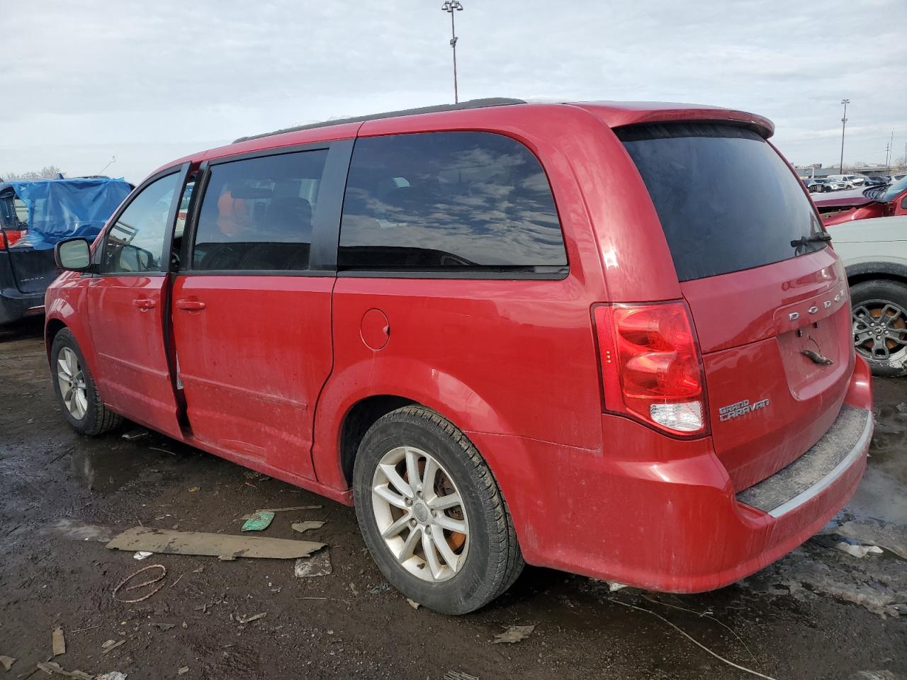2014 Dodge Caravan VIN 2C4RDGCGXER120320 Copart auction photo, front end damage thumbnail 2