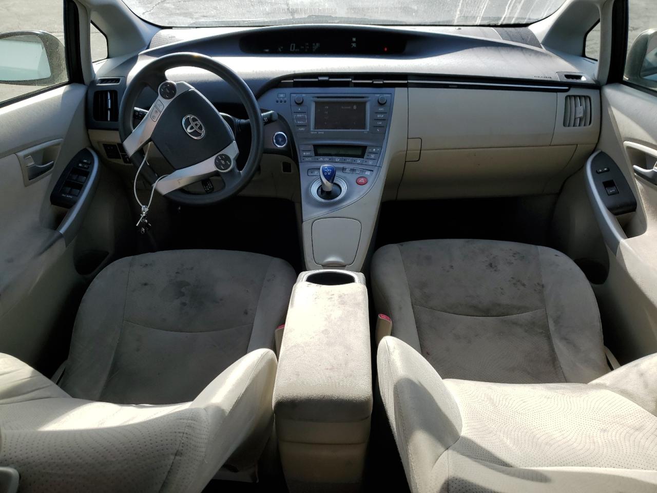 2012 Toyota Prius VIN JTDKN3DU6C5501782 Copart auction photo, all over damage thumbnail 8