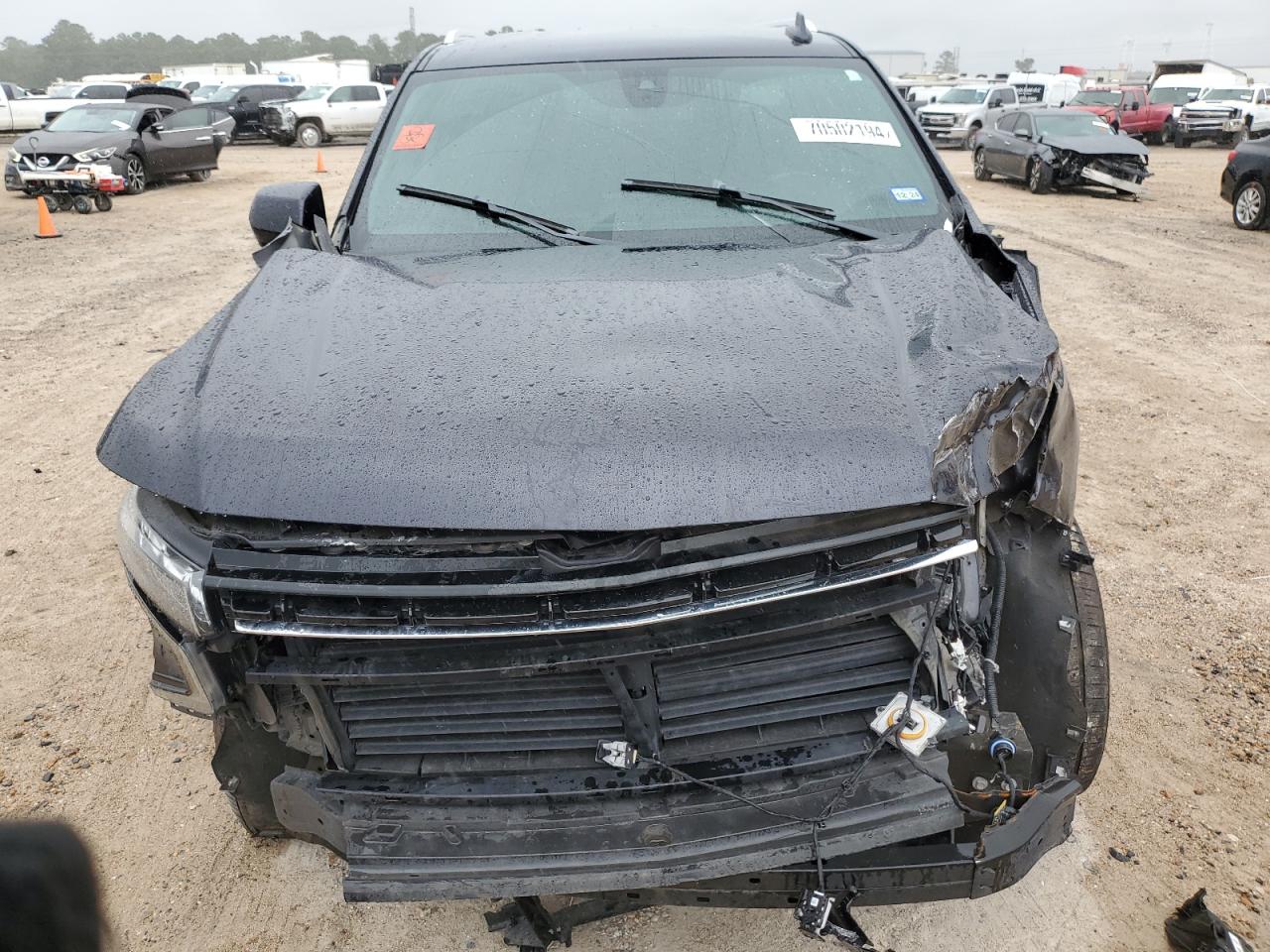 2022 Chevrolet Suburban VIN 1GNSCCKD9NR203139 Copart auction photo, front end / side damage thumbnail 5