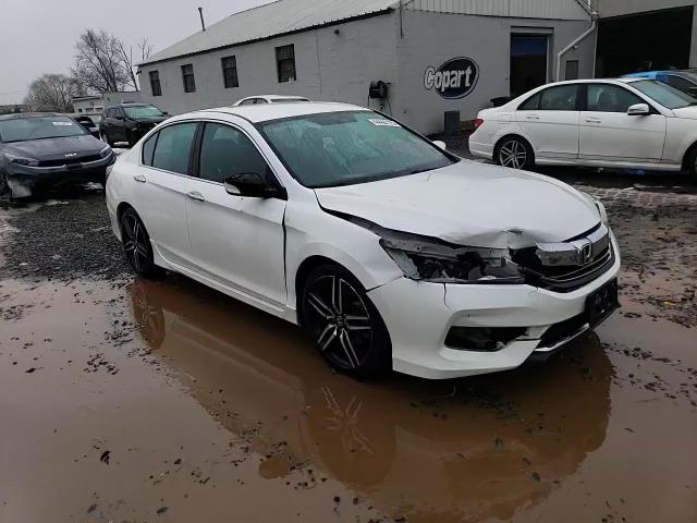 2017 Honda Accord VIN 1HGCR2F50HA308407 Copart auction photo, front end / side damage thumbnail 14