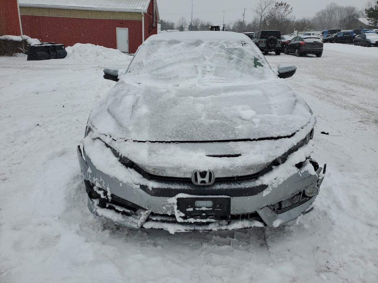 2016 Honda Civic VIN 2HGFC1F72GH642240 Copart auction photo, front end / side damage thumbnail 5
