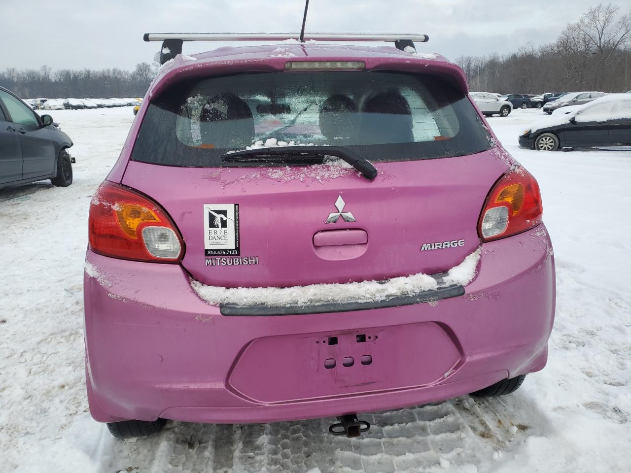2015 Mitsubishi Mirage VIN ML32A3HJXFH012805 Copart auction photo, front end damage thumbnail 6