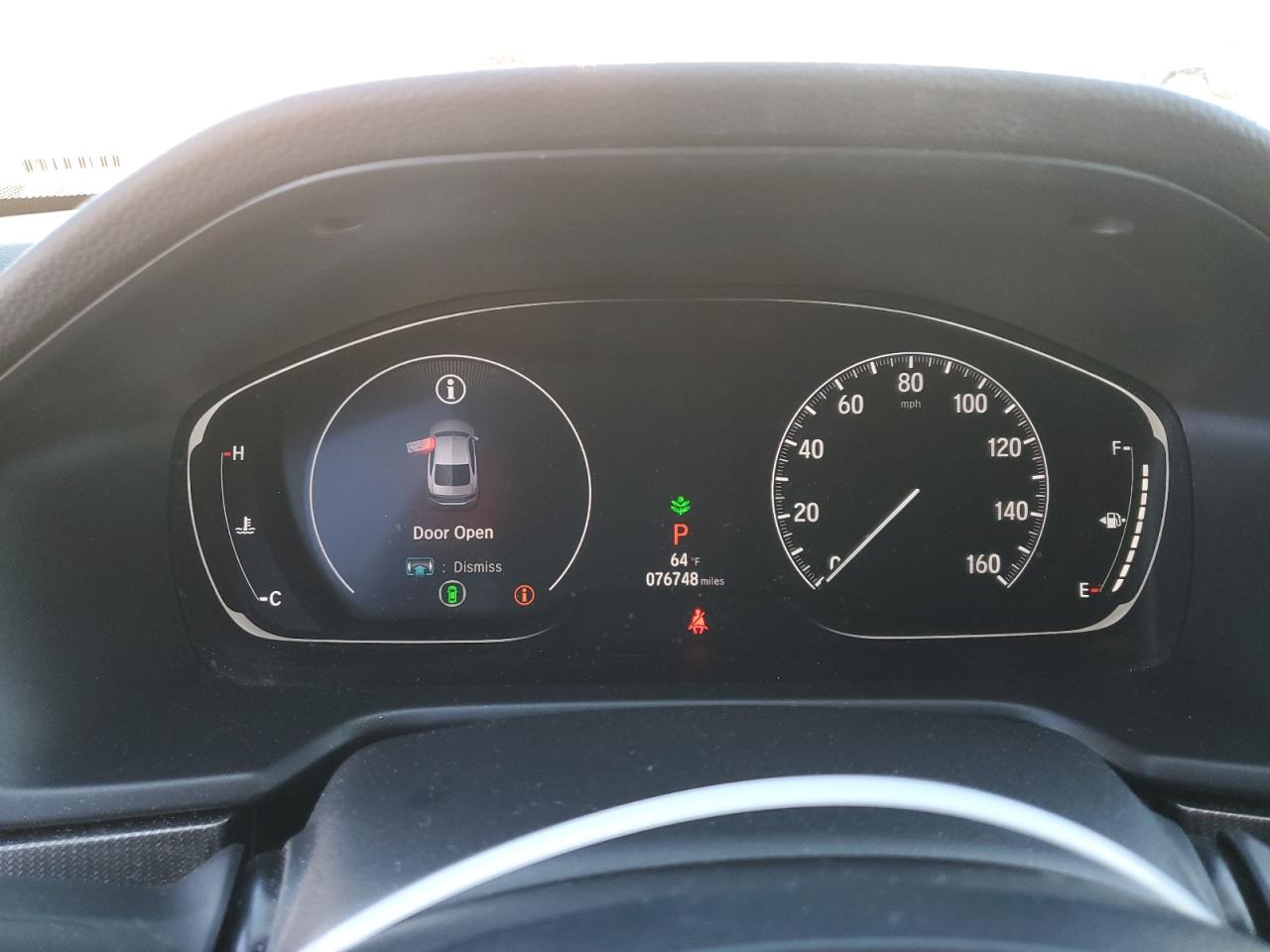 2020 Honda Accord VIN 1HGCV1F37LA034104 Copart auction photo, rear end damage thumbnail 9