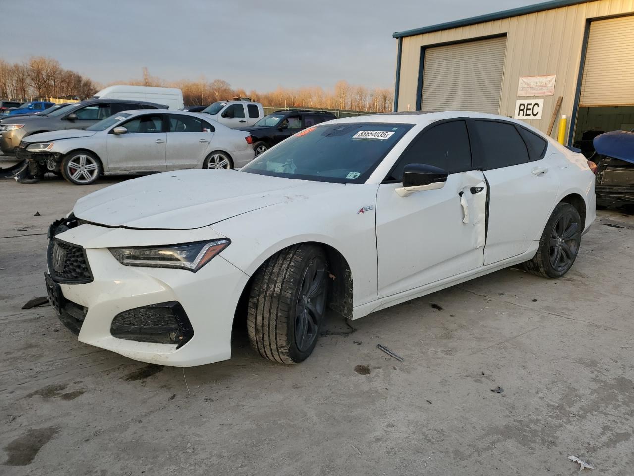 2022 Acura TLX VIN 19UUB6F55NA002914