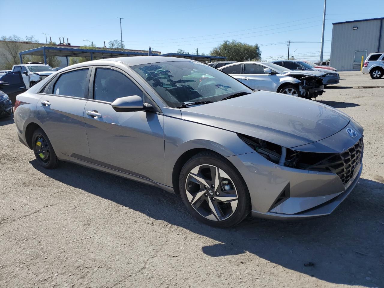 2023 Hyundai Elantra VIN KMHLS4AG2PU426460 Copart auction photo, side damage thumbnail 4
