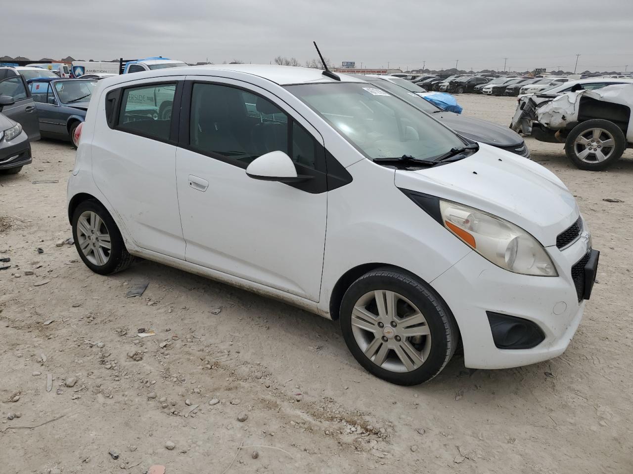 2013 Chevrolet Spark VIN KL8CC6S95DC504480 Copart auction photo, side / minor dent/scratches damage thumbnail 4
