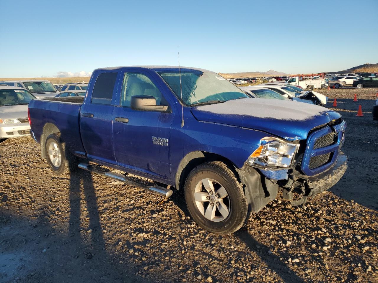 2016 RAM 1500 VIN 1C6RR7FG1GS310738 Copart auction photo, front end damage thumbnail 4
