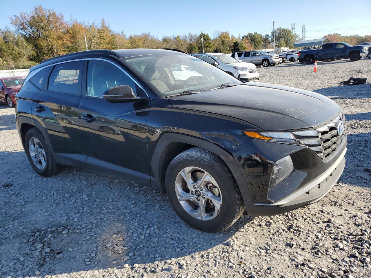 2022 Hyundai Tucson VIN 5NMJB3AE8NH119318 Copart auction photo, side damage thumbnail 4