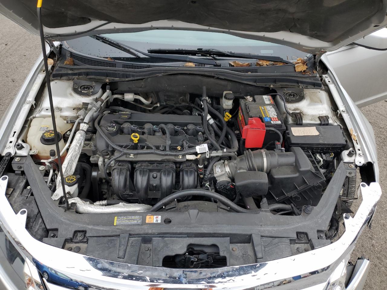 2012 Ford Fusion VIN 3FAHP0HA6CR444344 Copart auction photo, front end / side damage thumbnail 11