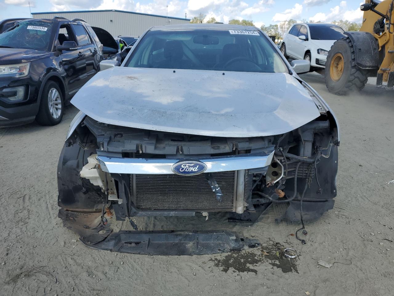 2010 Ford Fusion VIN 3FAHP0JG2AR383439 Copart auction photo, front end / side damage thumbnail 5