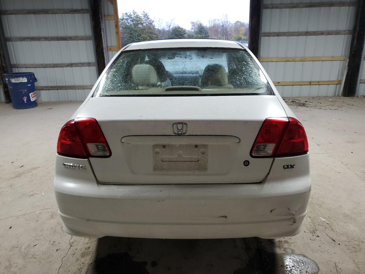 2004 Honda Civic VIN 2HGES26854H515538 Copart auction photo, front end damage thumbnail 6