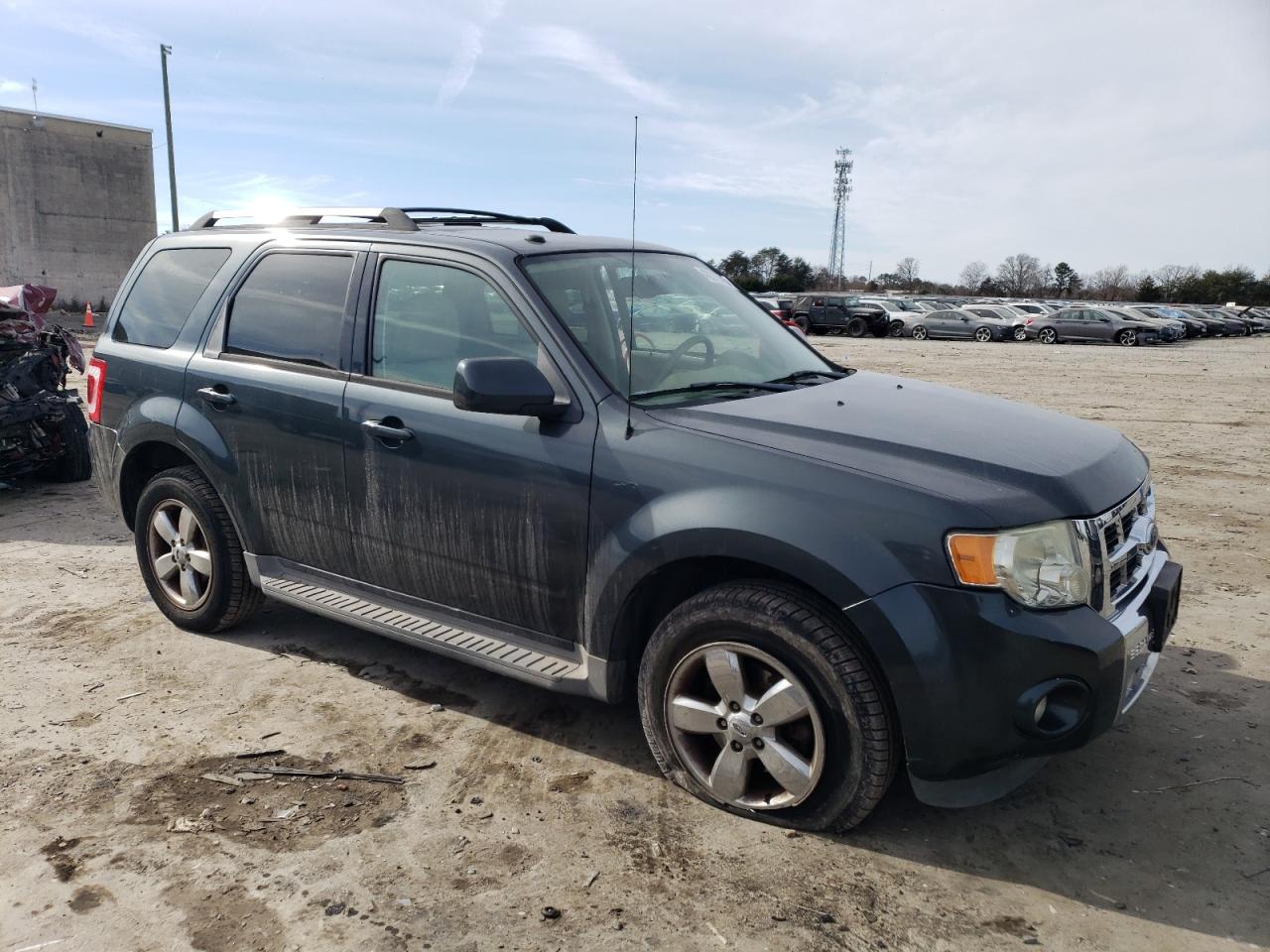2009 Ford Escape VIN 1FMCU94G19KA03502 Copart auction photo, side / front end damage thumbnail 4