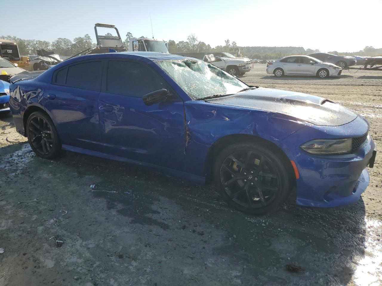 2020 Dodge Charger VIN 2C3CDXHG3LH248629 Copart auction photo, all over / top/roof damage thumbnail 4